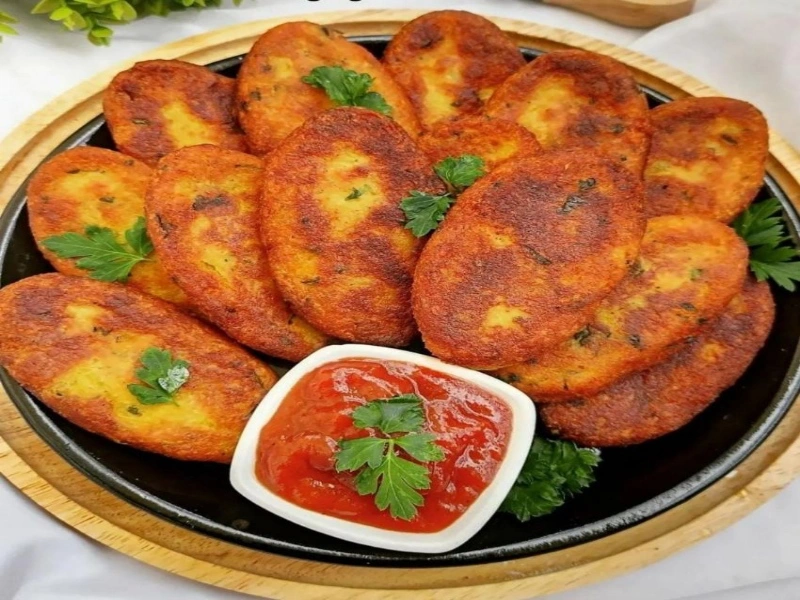 کوکو سیب زمینی از جمله غذاهای خانگی ساده و ارزان است. 