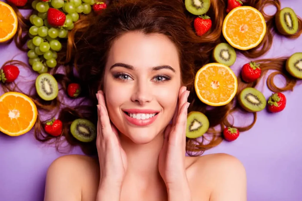 تاثیر تغذیه سالم بر شادابی پوست