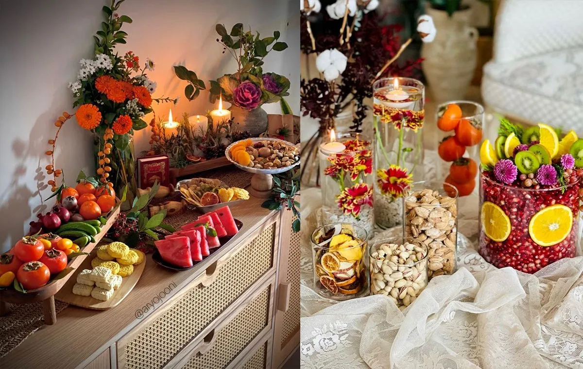 دکوراسیون شب یلدا