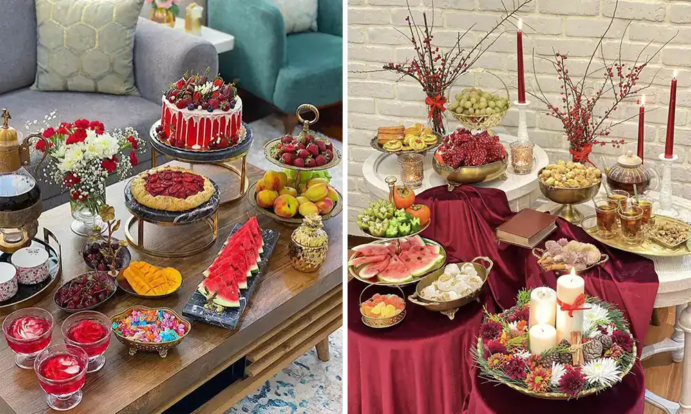 دکوراسیون شب یلدا