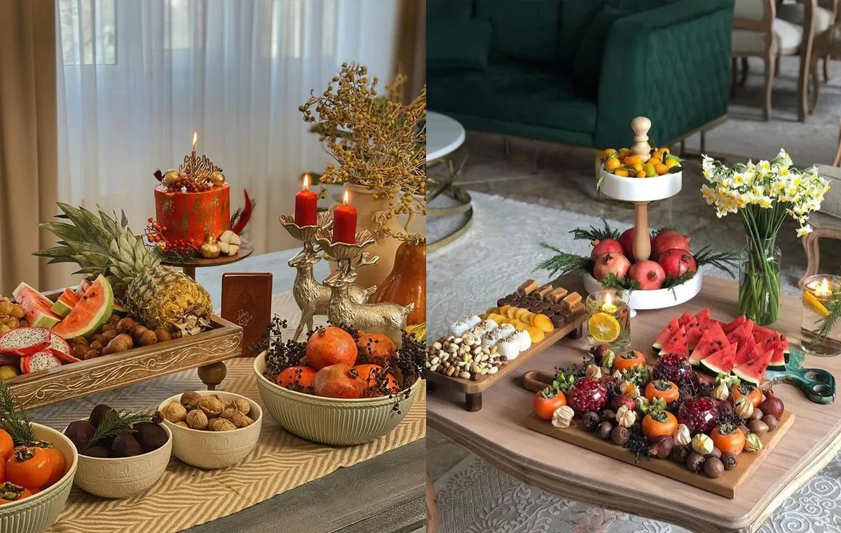 دکوراسیون شب یلدا