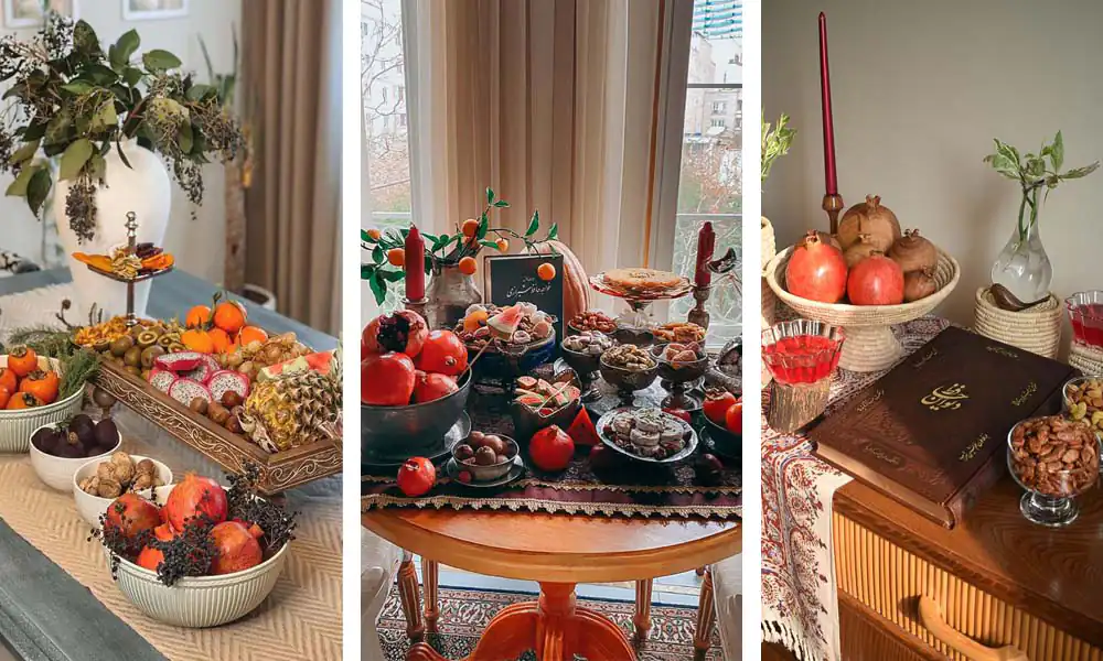 دکوراسیون شب یلدا