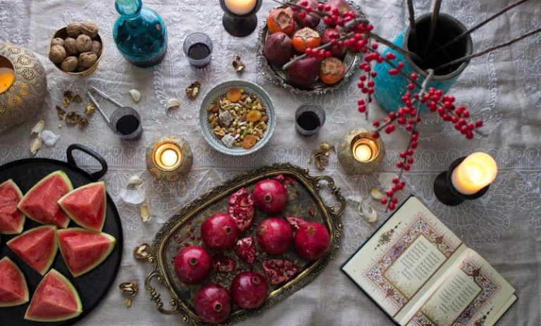 دکوراسیون شب یلدا