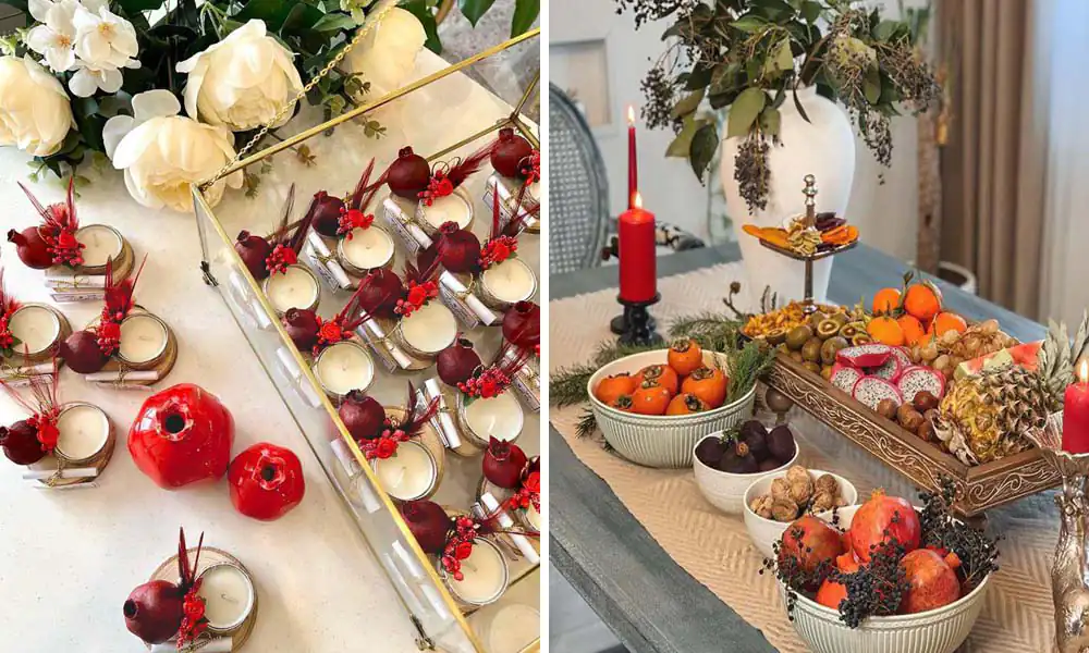 دکوراسیون شب یلدا