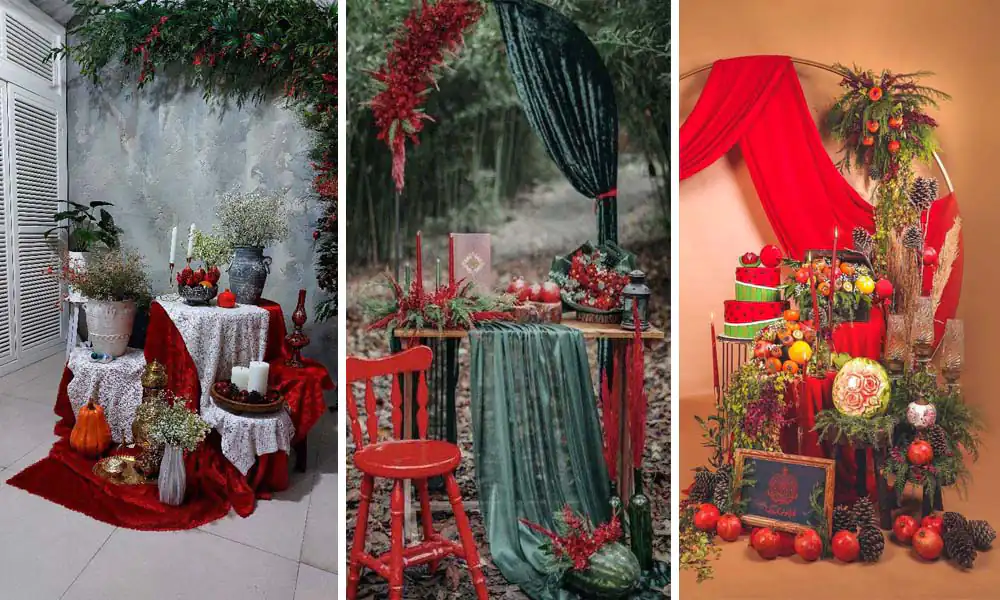 دکوراسیون شب یلدا